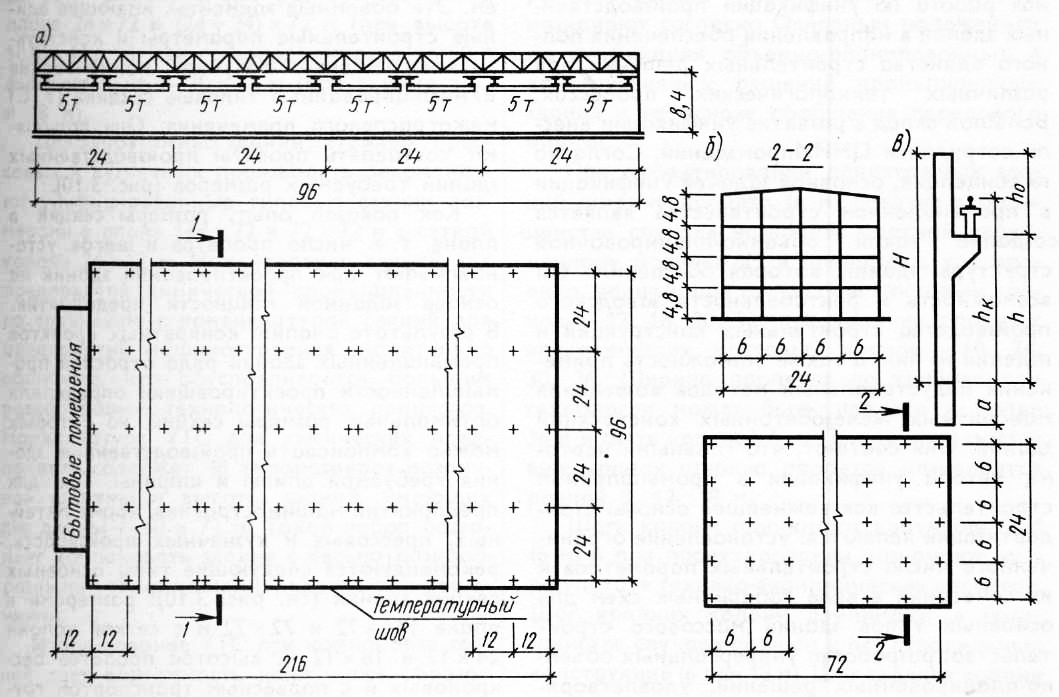 Реферат: Монтаж сборных железобетонных конструкций одноэтажного промышленного здания 2